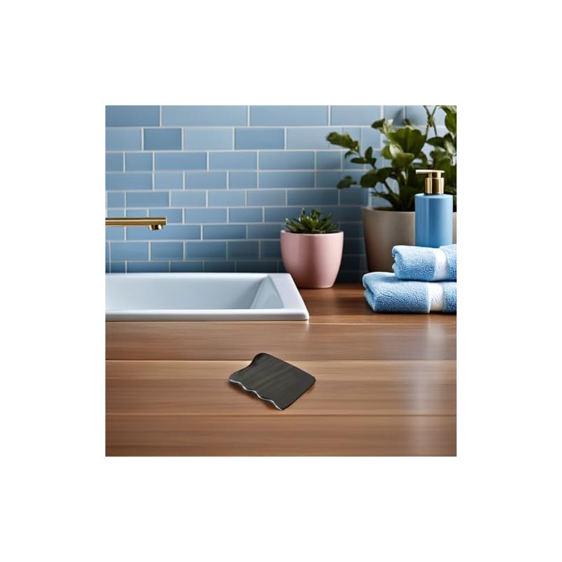 LABRIMP Placa raspadora de cuerno negro natural, herramienta de masaje