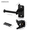 KINJOUZ Self Locking Gate Latch for Wooden Fence, Heavy Duty