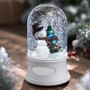 THINGS REMEMBERED Top Hat Snowman Light-Up LED Snow Globe (Free