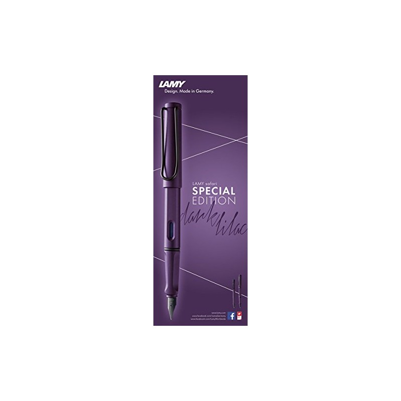 Lamy Safari Ballpoint Pen 1230444, Dark Lilac