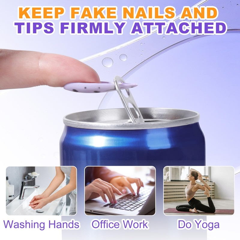 NXJ INFILILA Professional Brush On Nail Glue Arcrylic Nail Glue
