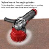 4 Inch Nylon Cup Brush for Angle Grinder, Abrasive Filament