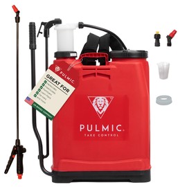 PULMIC Raptor 16 Professional Backpack Sprayer, Lawn and Garden Sprayer, Padded Shoulder Strap for Pests & Weeds, Watering, and Spraying Plants, Manual Pump with Lower Wear, 4 Gallon Backpack Sprayer