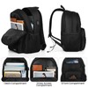 Black Backpack for Men and Women, Backpack for School Teens
