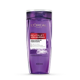 L'Oréal Paris Agua Micelar Revitalift Ácido Hialurónico, 400ml