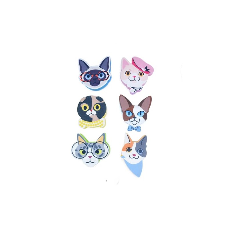 melii Fun Shaped Dish Cleaning Sponges 6-Pack - Super Absorbent