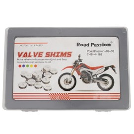 Road Passion 7.48 mm valve shim valve adjustment plate kit, 1.20 mm - 3.50 mm, 4 x 47 pieces for Suzuki SV650 1999-2008 SV650A ABS 2007-2008 SV650S 1999-2009 SV650SA ABS 2007-2007-20009 9 (4 Pieces