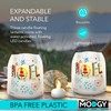 MODGY Luminary Lanterns, Christmas Candle Holders with Flameless Floating LED