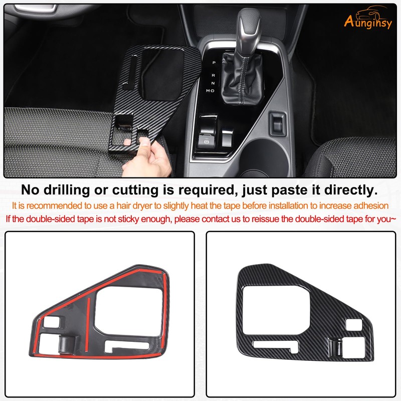 Aunginsy Car Central Control Gear Shift Panel Trim Cover Compatible