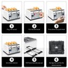 Toaster 4 Slice, KitchMix Bagel Stainless Toaster with LCD Timer,
