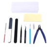 Swpeet 9Pcs Professional Gundam Modeler Basic Tools, Gundam Model Tools