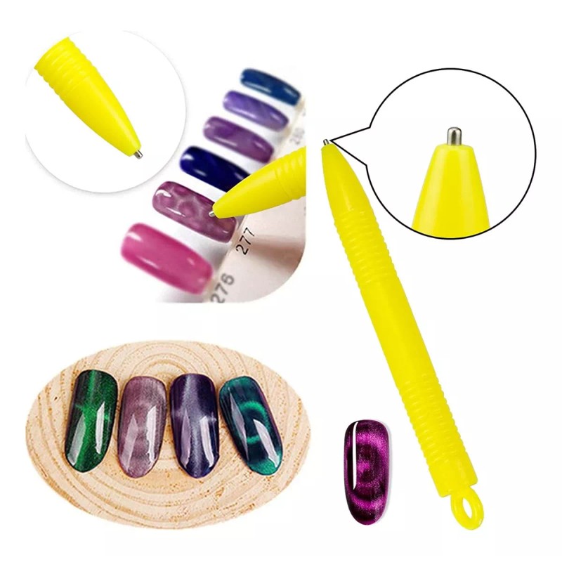 Manicura;Iman Ojo de Gato de Uñas 8pcs Iman Ojo De