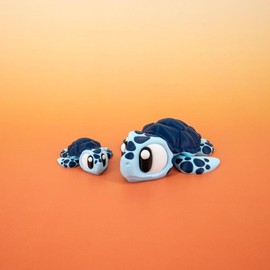 Pocket Pal: Sea Turtle Fidget Figurine - Size: Mini (~2 inches)