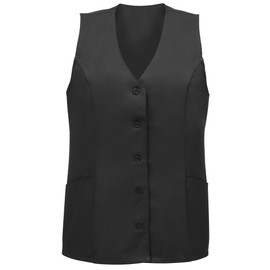 FAME« 2 Pocket Female Tunic Vest ? V93 - Black/XL (WFA81234BKXL)