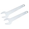 sourcing map 2 x Spanners, 22 mm Open-End Spanner for
