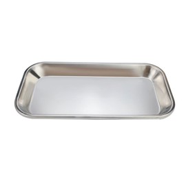 Surgical Dental Tray, Stainless Steel Laboratory Instrument Medical Instrument Tray Dental Bathroom