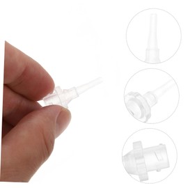 Mikinona 10Pcs Disposable Ear Washer Replacement Tips for All Ear Hygienic Ear Cleaning Accessory for Family Use