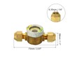 PATIKIL Sight Glass, 1/4 x 1/4 SAE Universal Liquid Moisture