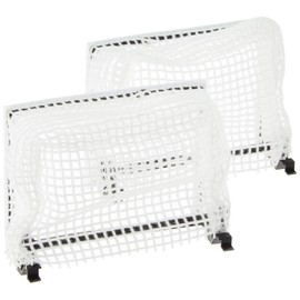 TIPP-KICK Netztore-Set I 2-teiliges Set I Original Zubehör Spiel I Ersatzteile I Weiß