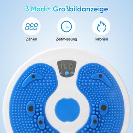 Waist Twisting Disc, Fitness Twister Disc Aerobic Training Twist Waist Balance Board Disc Waist Turntable Hip Trainer with Sole Massage, for Hips and Waist Movement