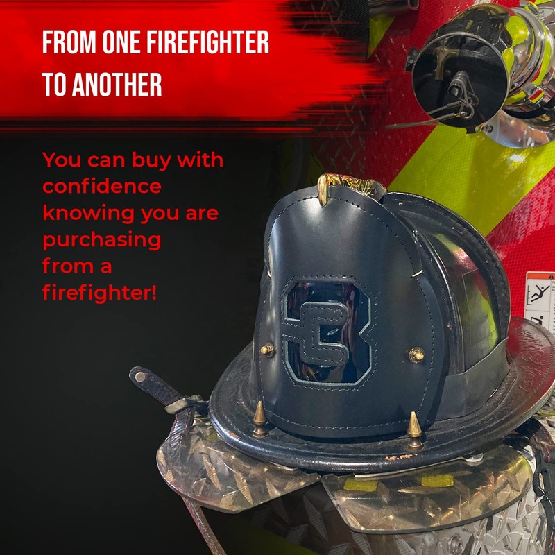 FD Supply Co. Firefighter Helmet Bourke Spikes - Fire Helmet