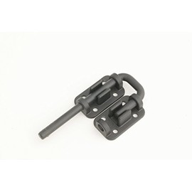 Patio Door Latch - Safe and Secure Drop-in Lock for Your Sliding Glass Doors, Patio Door Security Latch (Made in The USA) (Narrow, Black Powder Coat Finish)