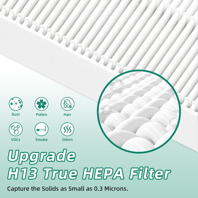 2 Sets 116130 Filter H Replacement for Winix 5500-2 Air
