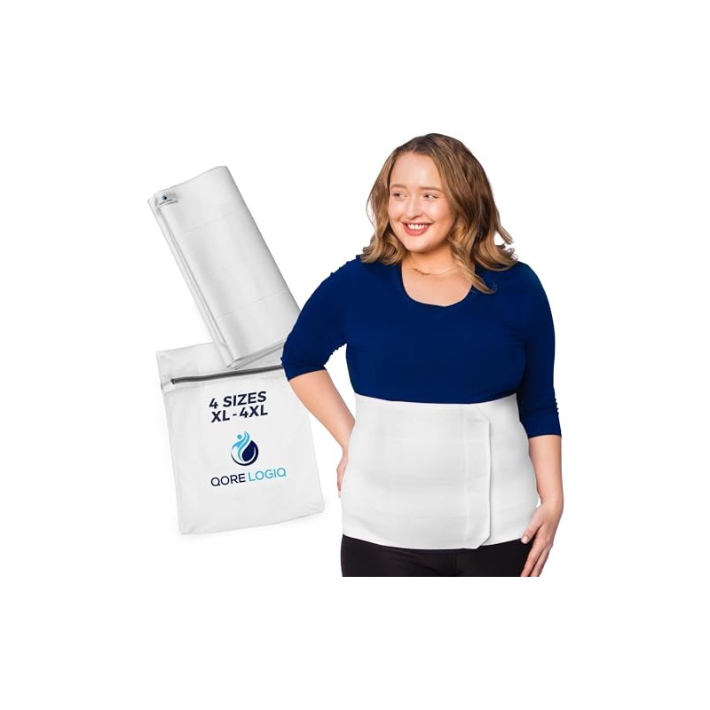 QORE LOGIQ Plus Size Abdominal Binder Post Surgery for larger