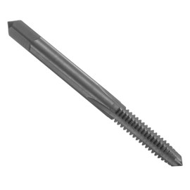 sourcing map Straight Flute Screw Taps 3/16-24 UNC 2B Thread HSS6542 Black Nitride Coated Machine Threading Milling Tap Tapping Tools