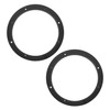 Gadpiparty 2Pcs Car Door Speaker Spacer Rings Adapter for Easy