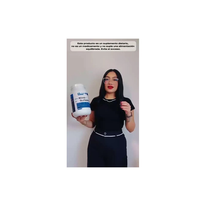 Blu-e Supplements BCAA'S + Glutamin Fórmula 0% Carbohidratos y Grasas