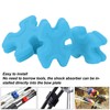 4pcs Bow Limb Dampener Wear Resistant Rubber Reducing Noise Vibration