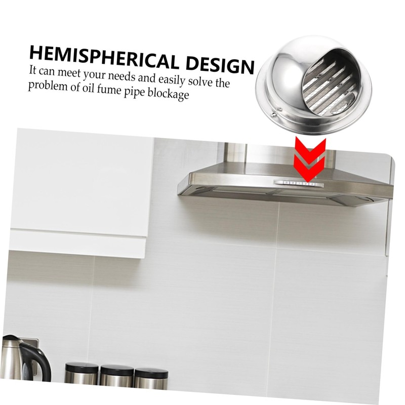 Mikinona Vent Cap Stainless Steel Air Vent Hood Rain Cover