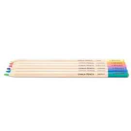 U Brands Chalkboard Colored Pencils, Assorted Colors, 6-Count