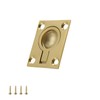 Nicerity 2 Pcs Gold Boat Hatch Latch Cabinet Flush Mount