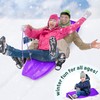 Slippery Racer Downhill Xtreme Flexible Adults and Kids Plastic Toboggan