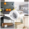 Zonon 4 Pack Round Soffit Vents Stainless Steel Dryer Vent