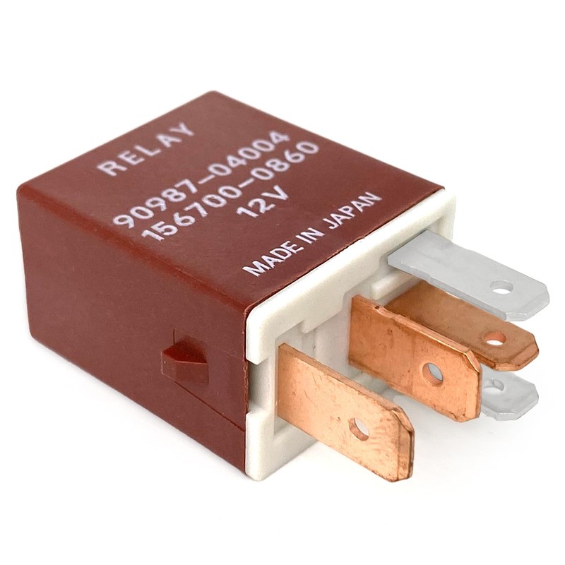 3-Pack 90987-04004 & 156700-0860 Relay - 40A 12VDC 5-Pin SPDT