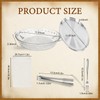PEDOBALI 3 Set 11.8 Inch Chilled Serving Tray with Compartments