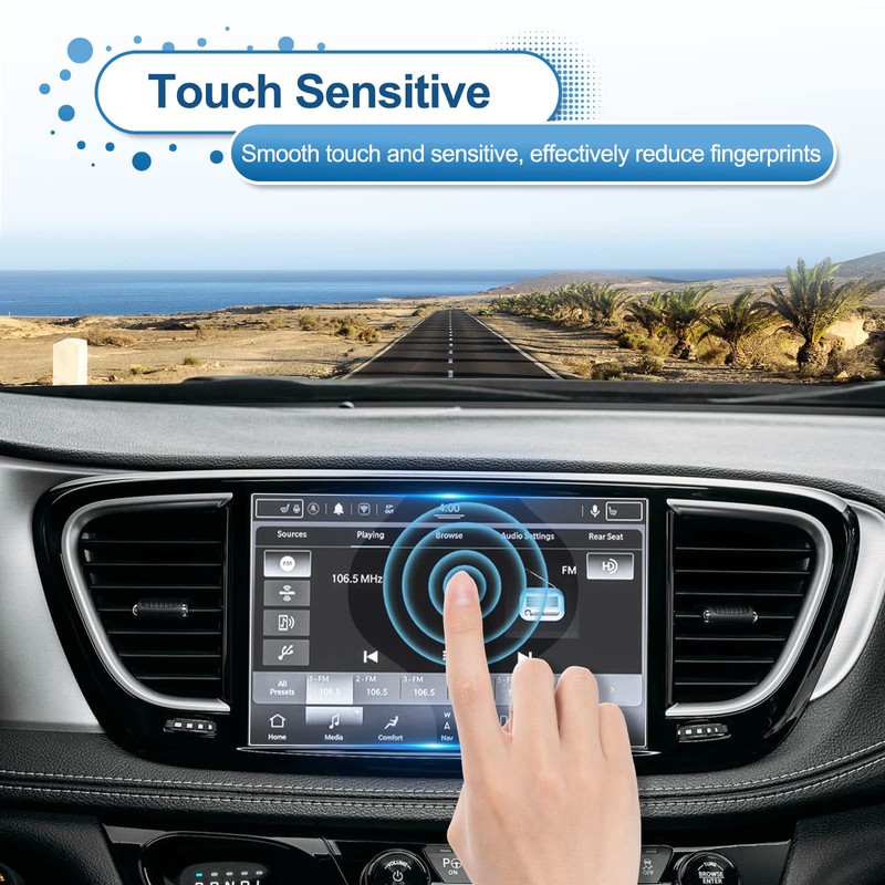 2021-2025 2026 Pacifica Screen Protector for Chrysler Pacifica (Select/Limited/Pinnacle/Touring/Touring L)