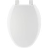 ProFlo PFTSEC2000BS PFTSEC2000 Elongated Closed-Front Slow Close Toilet Seat and
