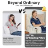 ENITYA Back Pillow for Bed Sitting up, Reading Pillow for