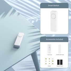 THIRDREALITY ZigBee Smart Button, 3-Way Remote Control, Require Zigbee hub, Work With SmartThings, Aeotec, Hubitat, Home Assistant, Third Reality Hub, Battery Included.