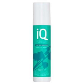 IQ Intelligent Haircare Tea Tree Shampoo 300ml with Conditioner 300ml & Hair Serum 75ml – Soothing Scalp Care, Restores Shine, Fights Buildup, Ideal for Oily or Irritated Scalps