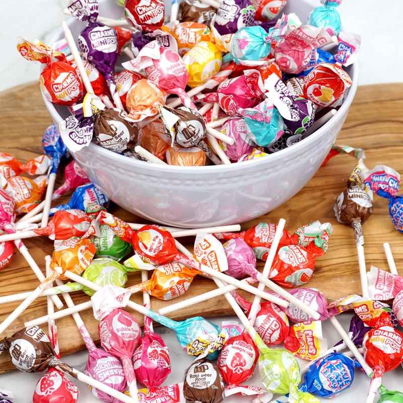 Charms Mini Pops Lollipop, 2 Pound Bulk Bag (Approx. 150