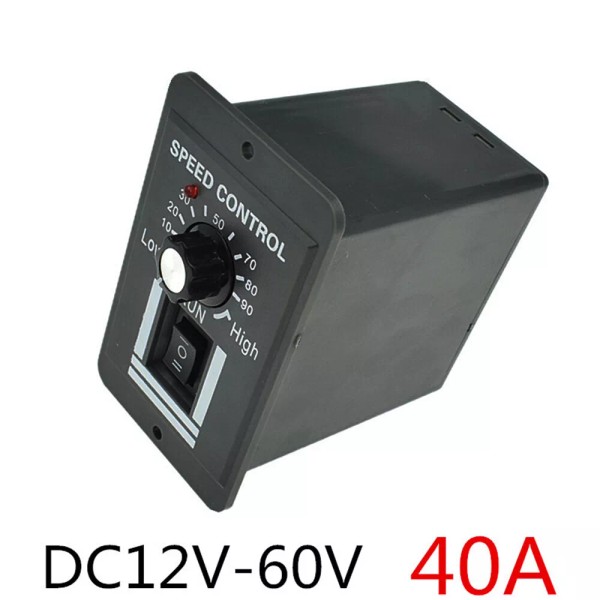 Unbranded 40A PWM DC Motor Speed Controller 12V 24V 36V