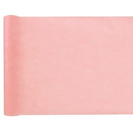 Santex Table Runner Pink 'Fleece' 30 cm x 10 m – Decorative Fabric – Decoration for Wedding or Celebration
