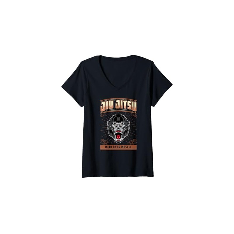 Women's Jiu Jitsu Mind Over Muscle - Grappling BJJ Angry