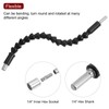 TOP-VIGOR 24Pcs Flexible Drill Bit Extension Kits, Screwdriver Bit Set,