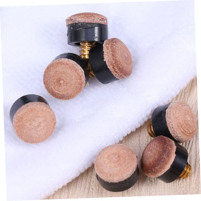 OHPHCALL 20pcs Billiard Tips Replacement for Pool Sticks Snooker Tip